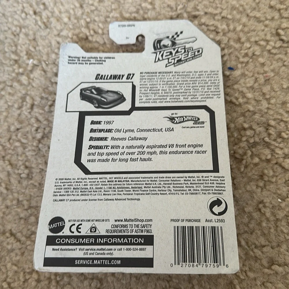 Hot Wheels Callaway G7